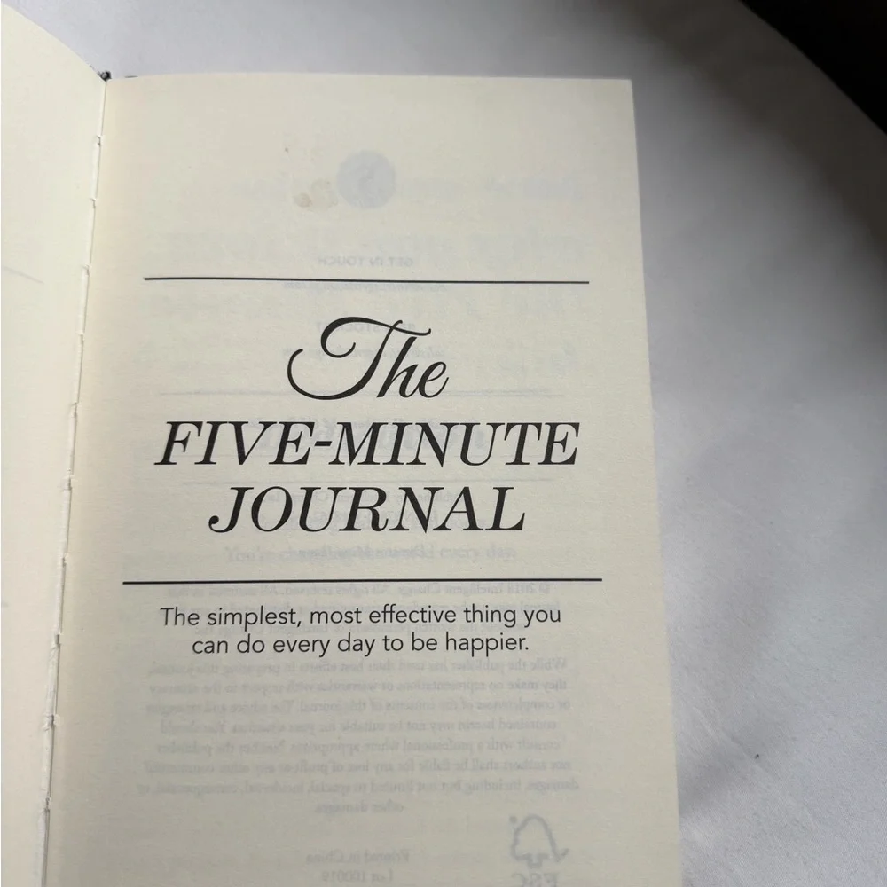 Paper Source hardcover Five-Minute Journal
